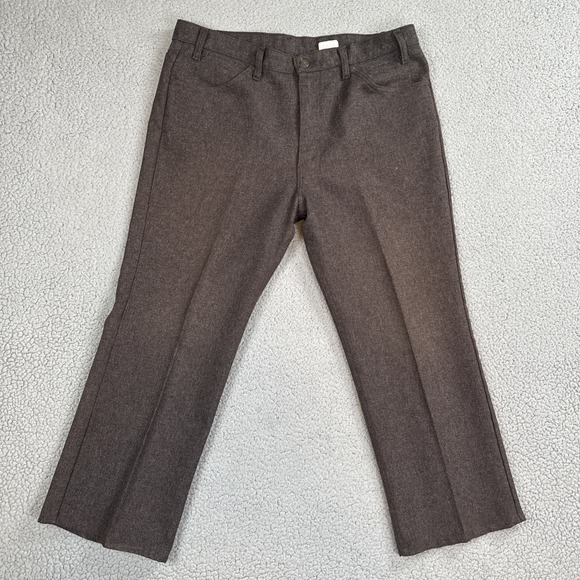 Levi's Other - VTG 90s Levis 517 Boot Cut Rancher Pants 38x25* Gray Tex Twill Polyester USA